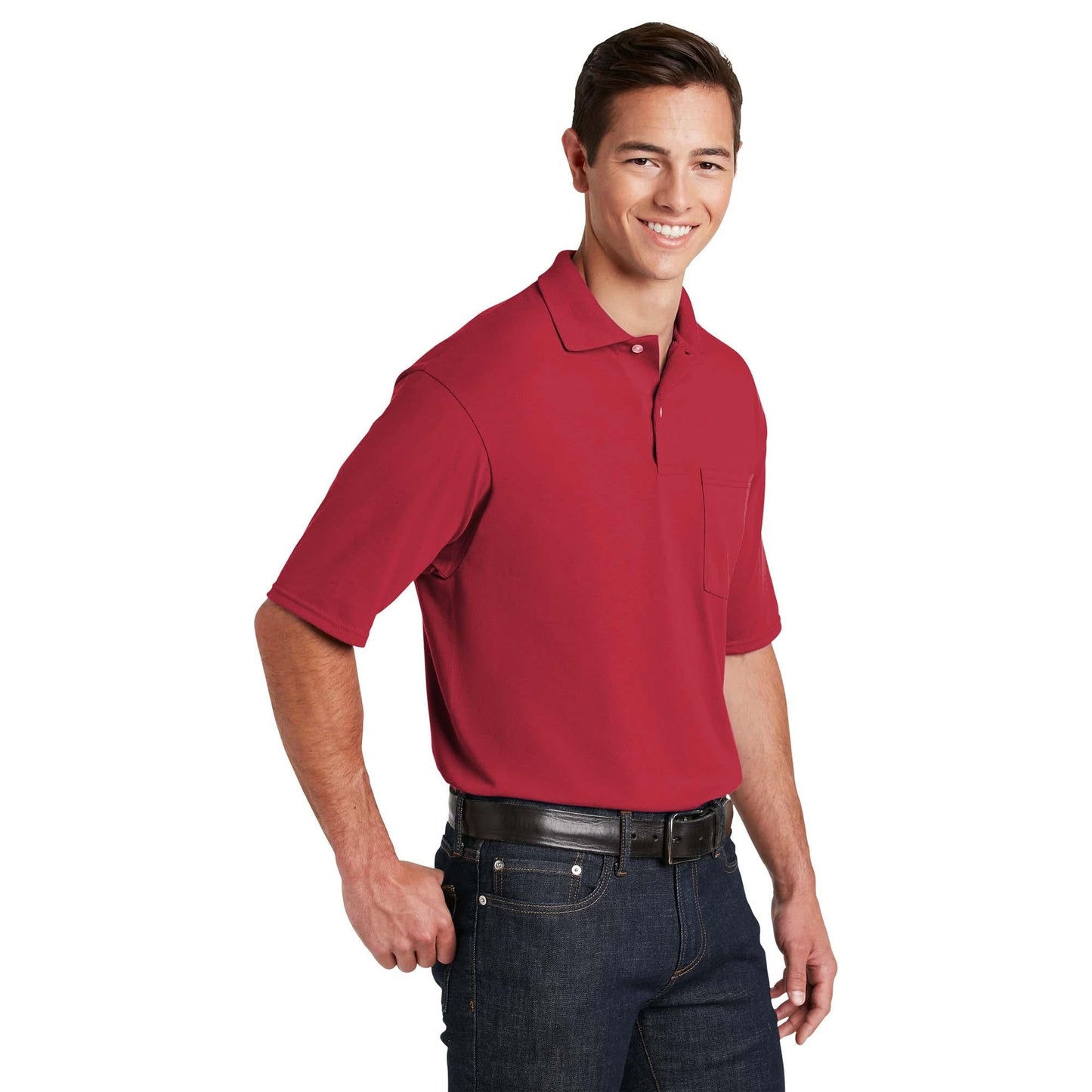 Ash Polo Shirt - Jerzees - Comfortable Fit