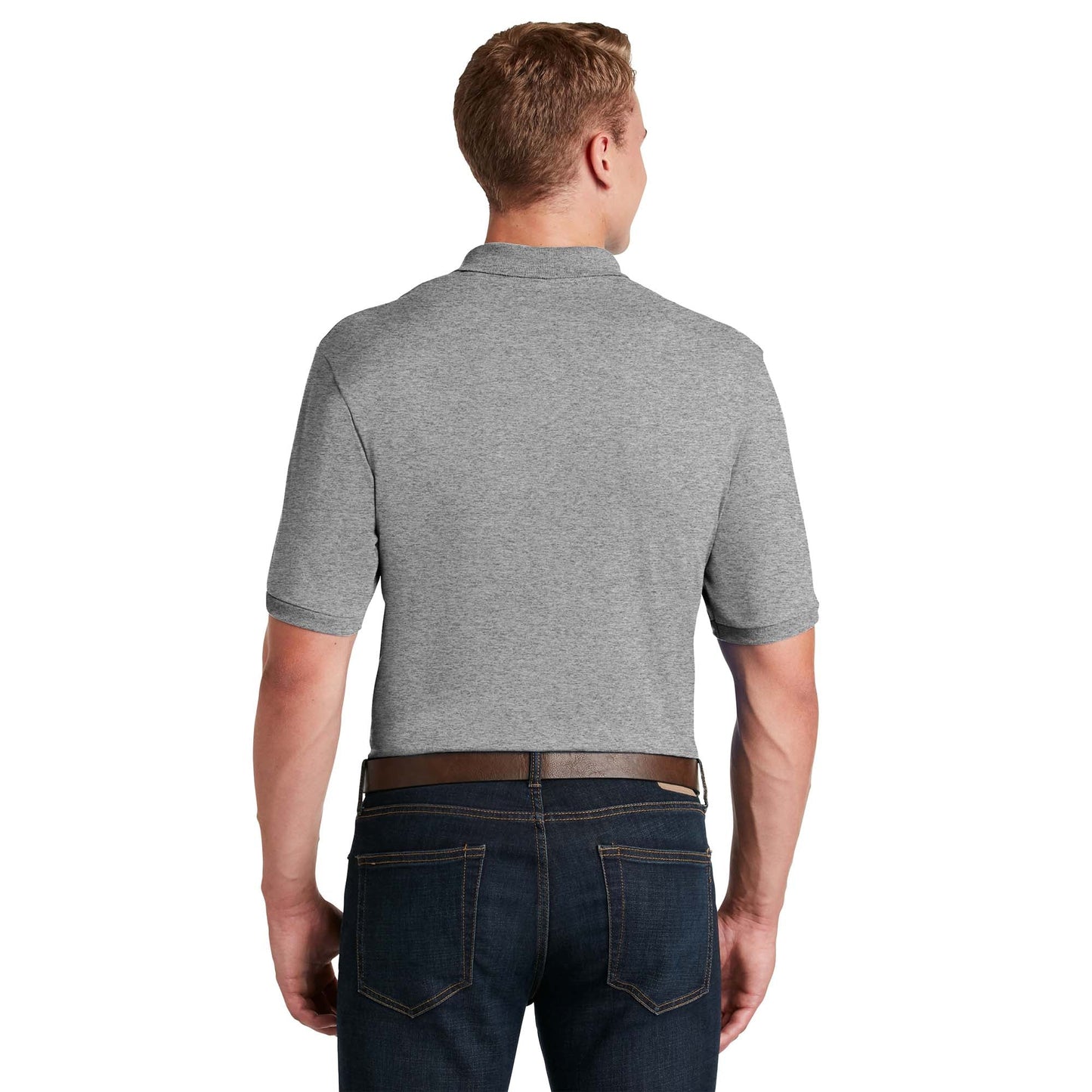 Deep Purple Polo Shirt - Jerzees - Stain-Resistant