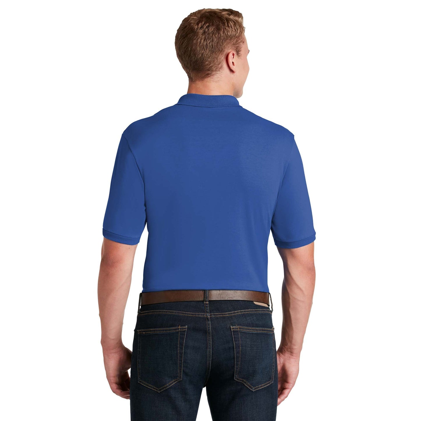 Deep Purple Polo Shirt - Jerzees - Stain-Resistant