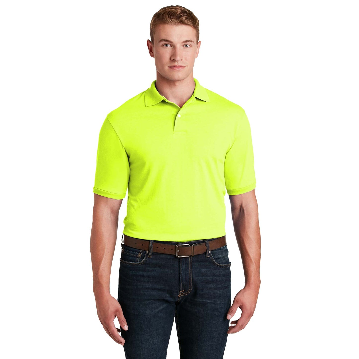 Deep Purple Polo Shirt - Jerzees - Stain-Resistant