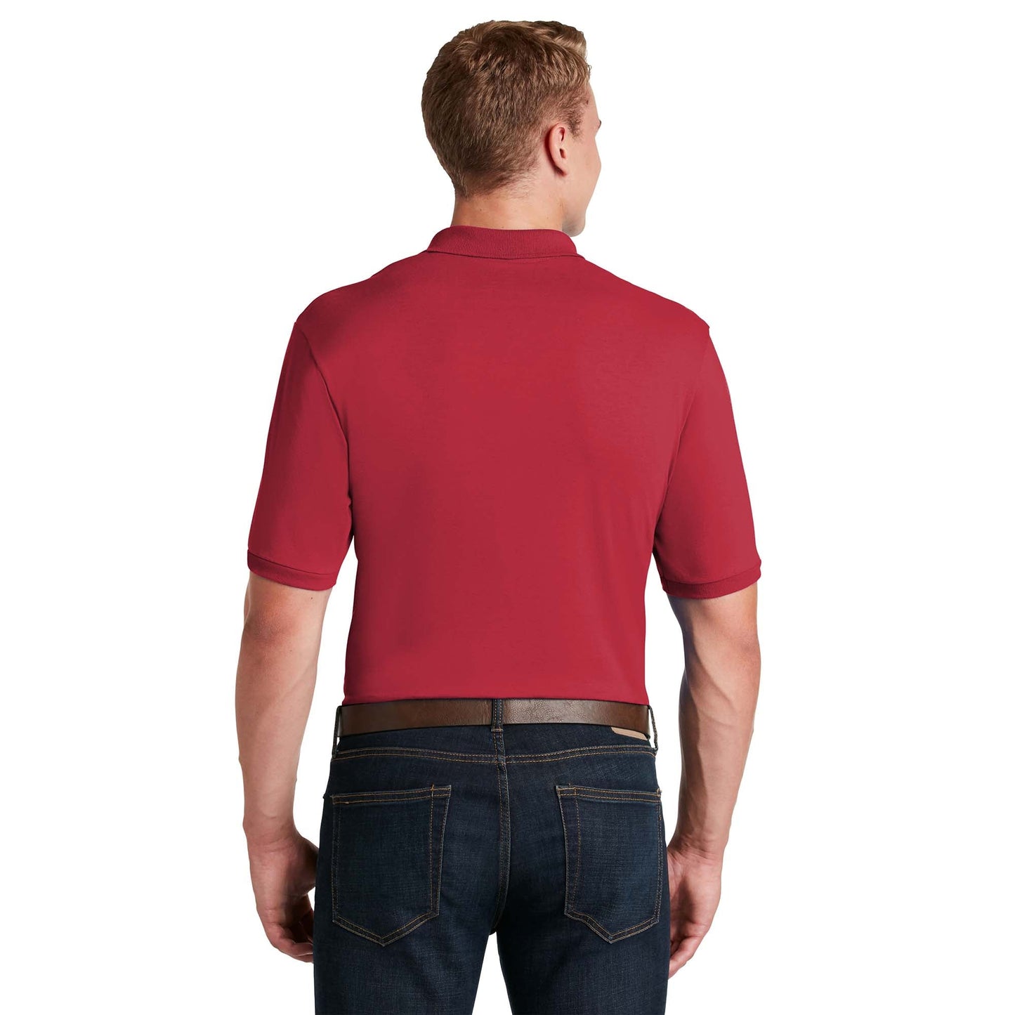Deep Purple Polo Shirt - Jerzees - Stain-Resistant