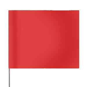 Blue Marking Flags - Presco - Durable Steel Staff