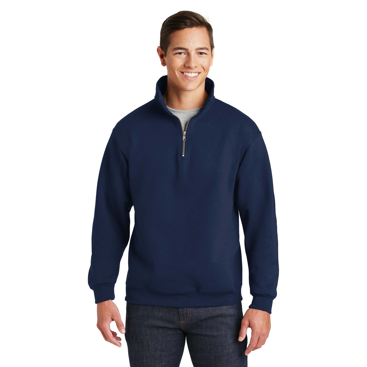 Ash Sweatshirts - Jerzees - Comfortable Zip Fleece