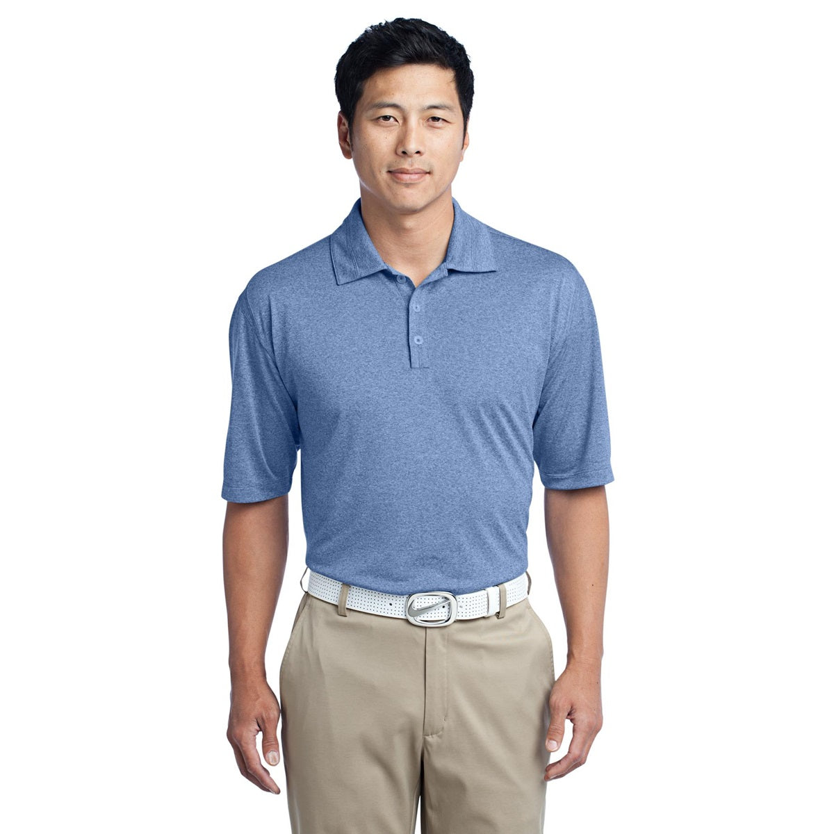 Light Game Royal Heather Polo - Nike - Stylish Comfort