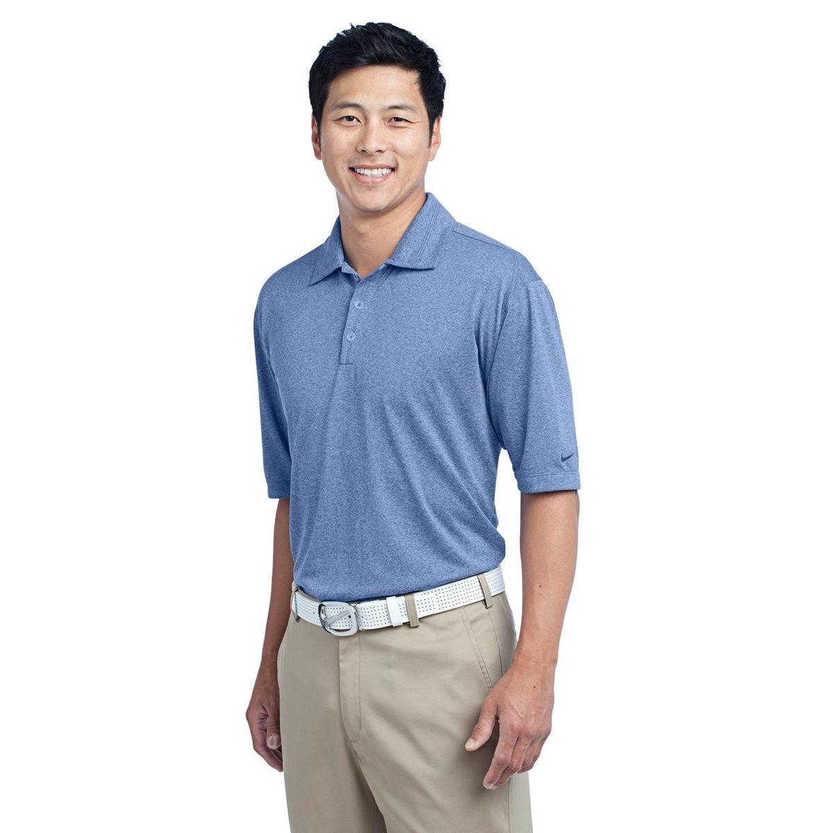 Light Game Royal Heather Polo - Nike - Stylish Comfort