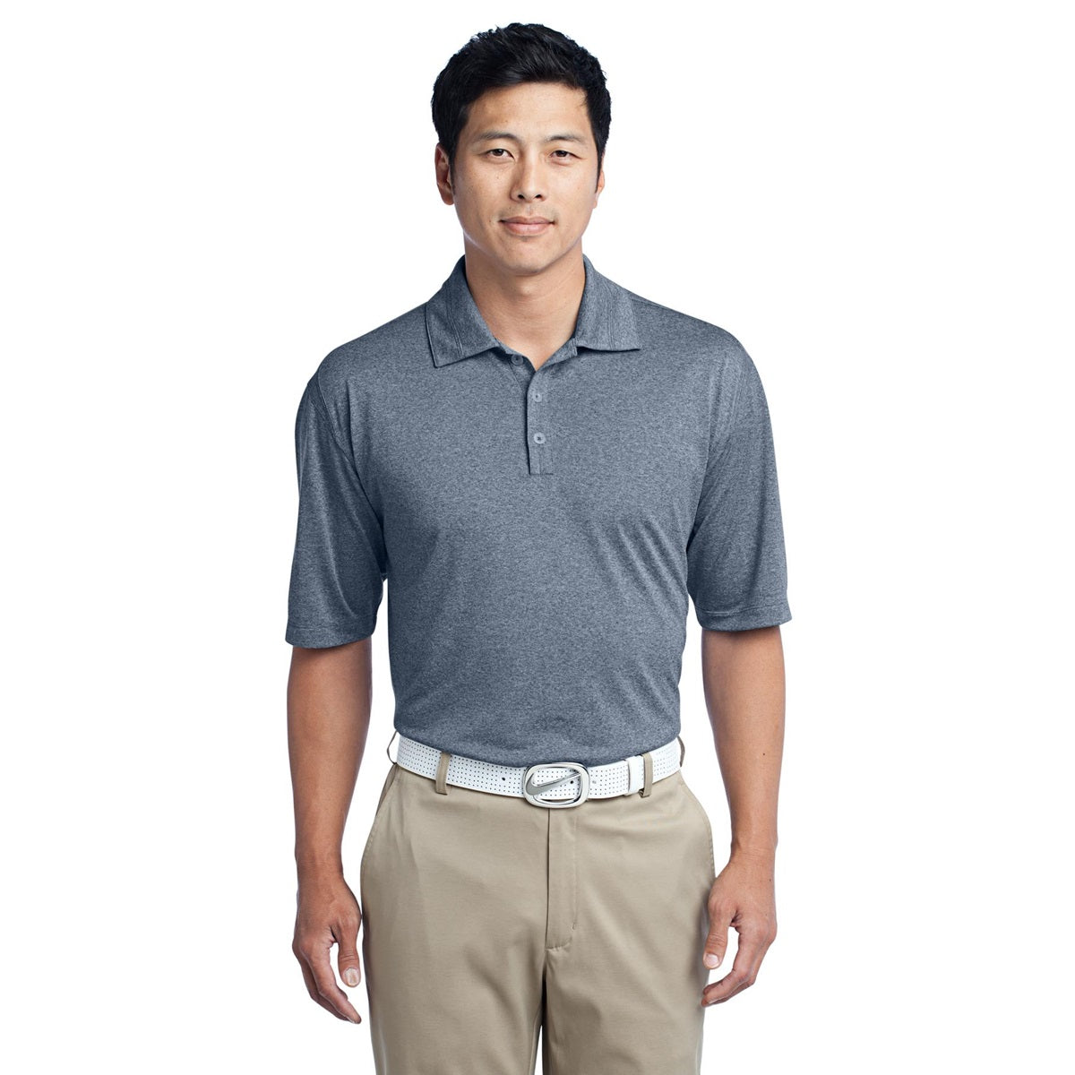 Light Game Royal Heather Polo - Nike - Stylish Comfort