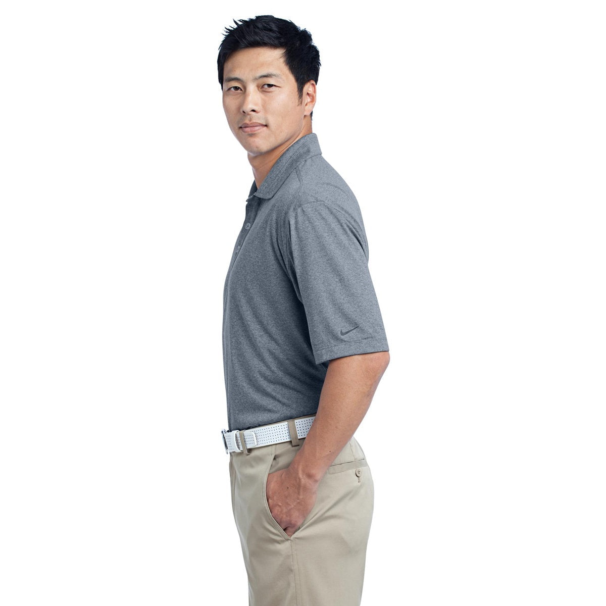 Light Game Royal Heather Polo - Nike - Stylish Comfort