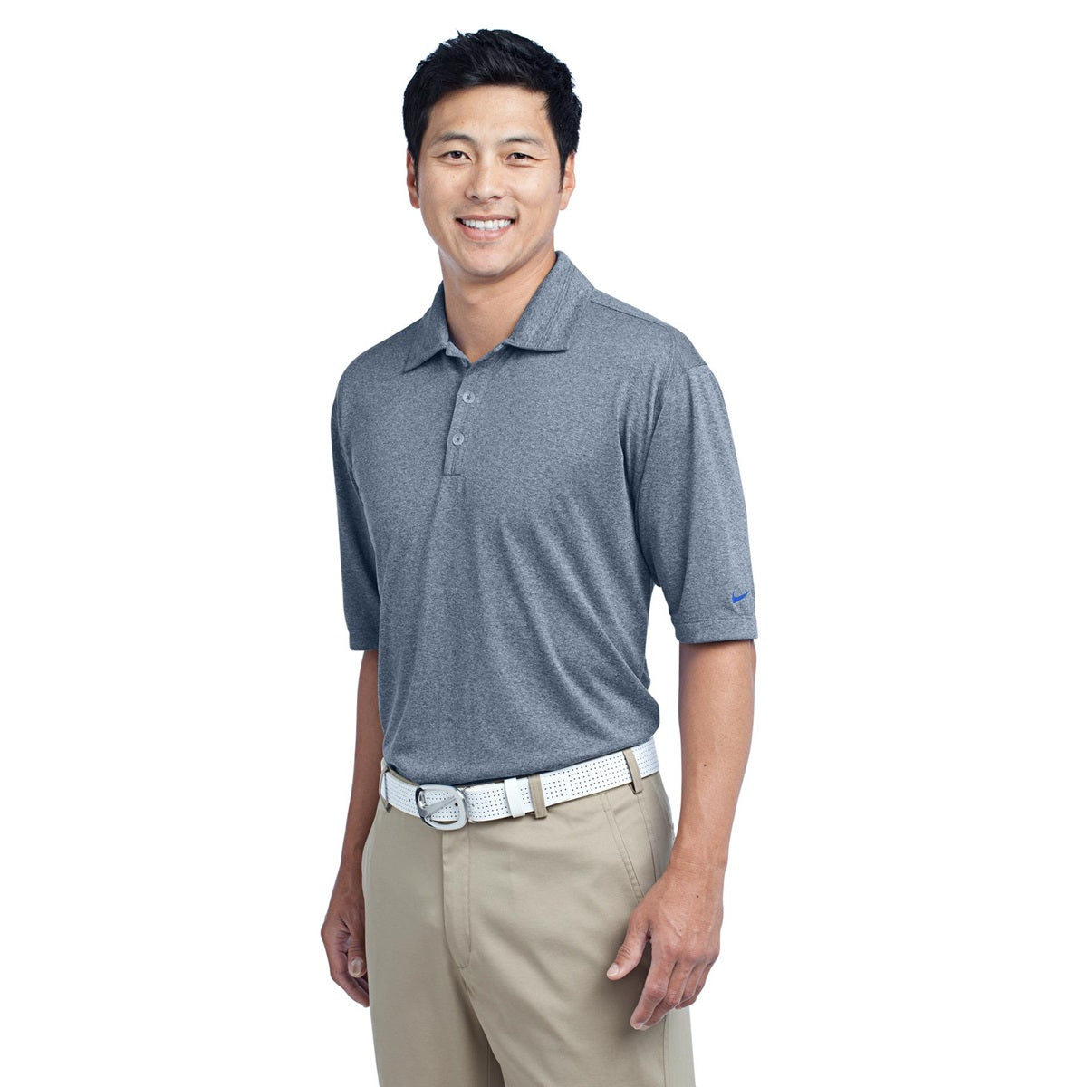 Light Game Royal Heather Polo - Nike - Stylish Comfort