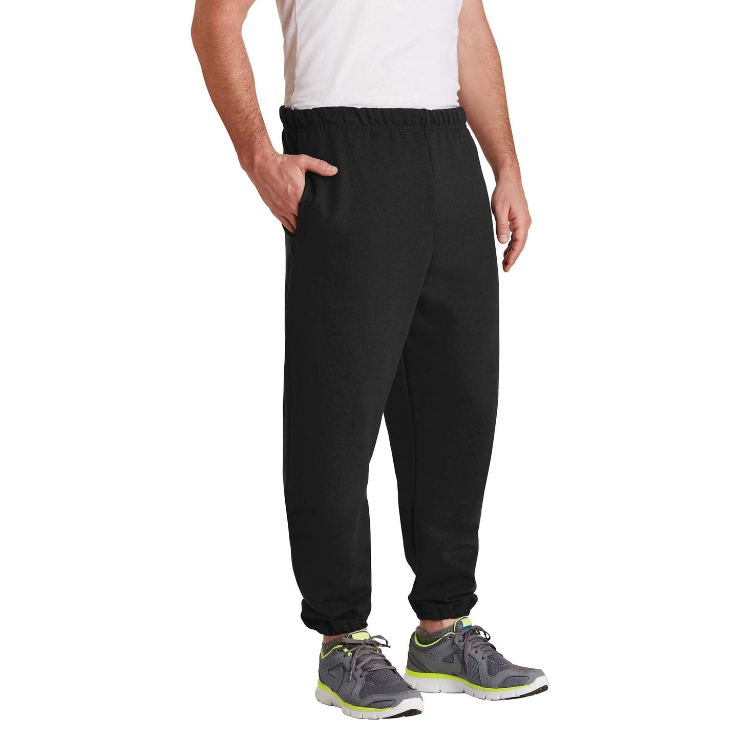 Black Sweatpants - Jerzees - Pill-Resistant Fleece
