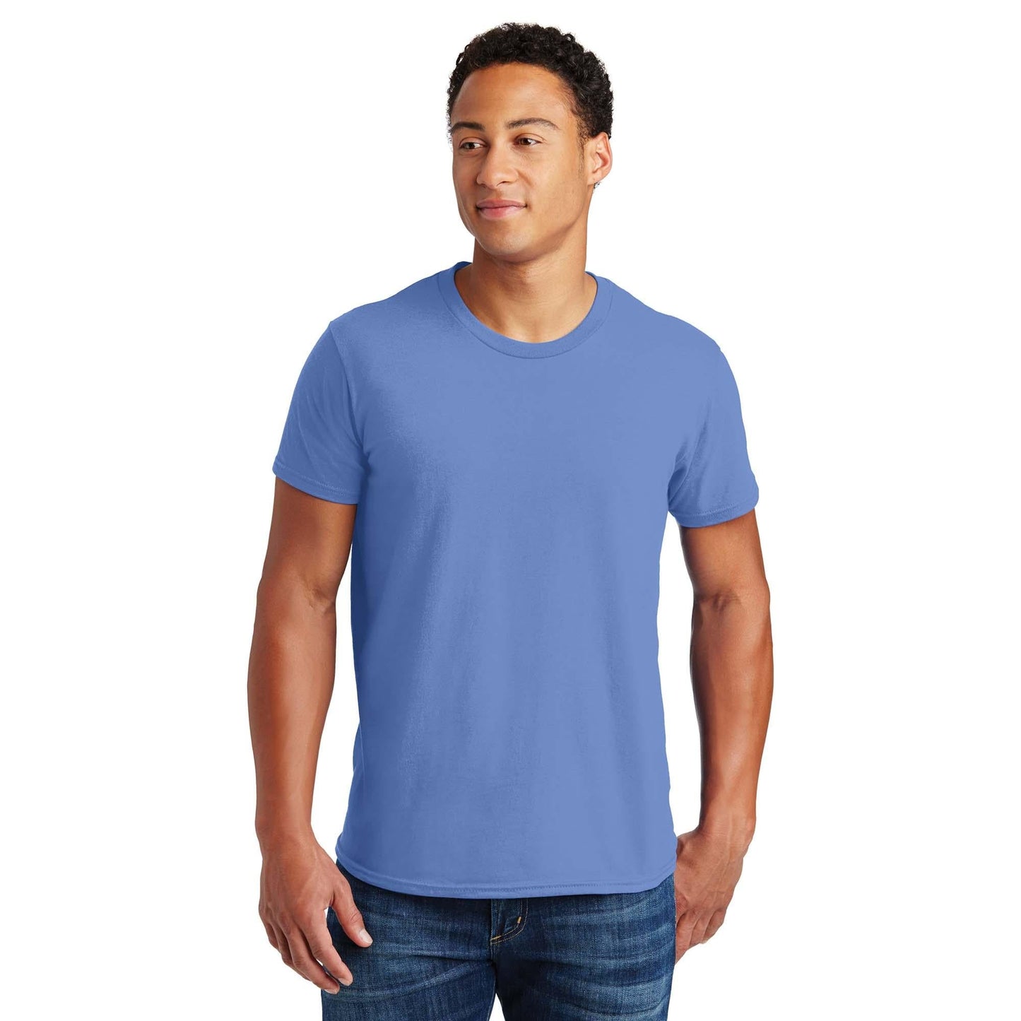 Navy T-Shirts - Hanes - Soft Cotton Blend