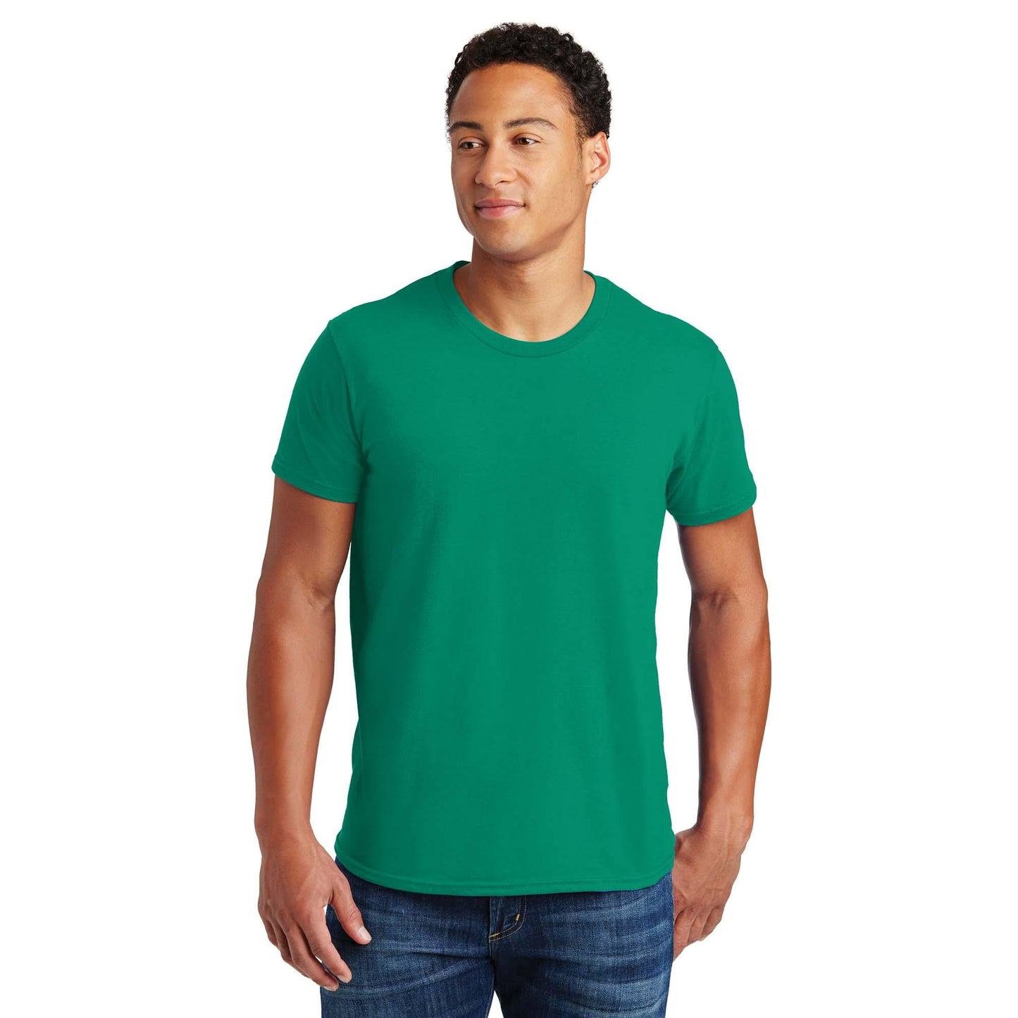 Navy T-Shirts - Hanes - Soft Cotton Blend