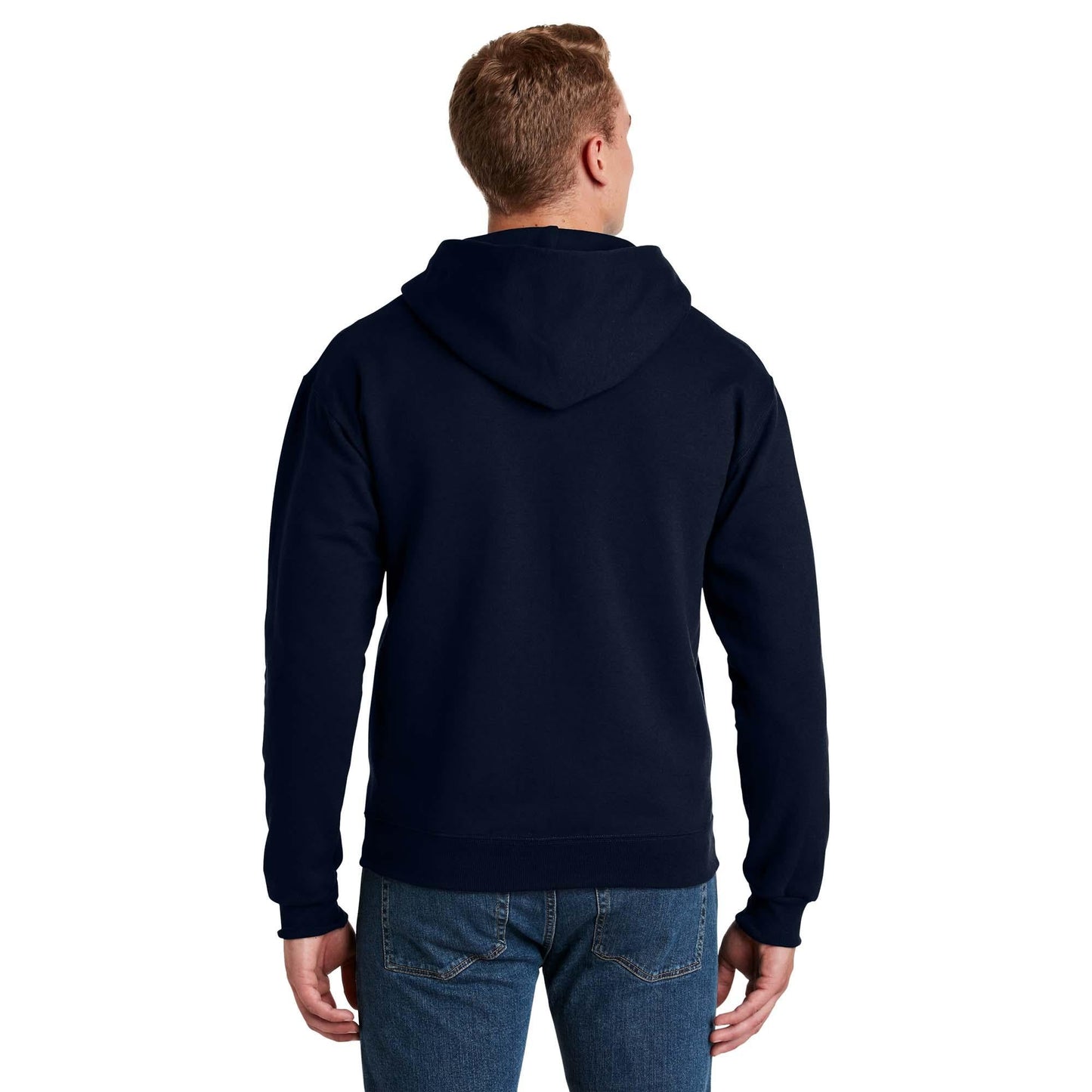 Black Hooded Sweatshirt - Jerzees - Cozy Fleece