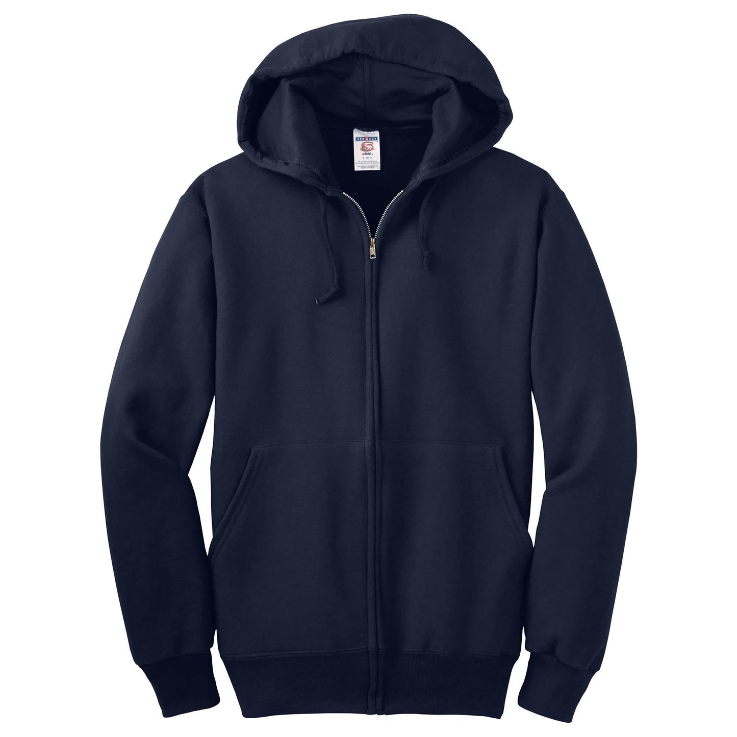 Black Hooded Sweatshirt - Jerzees - Cozy Fleece