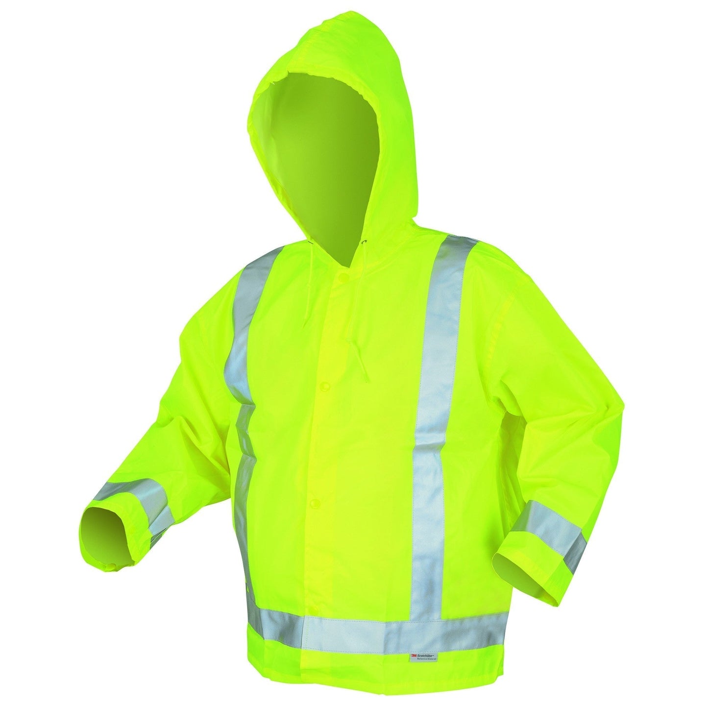 .16mm Polyester/PU Rain Jackets - MCR Safety - Reflective