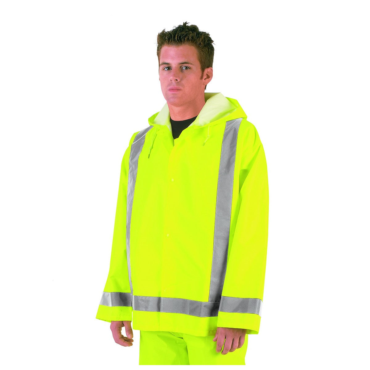 .16mm Polyester/PU Rain Jackets - MCR Safety - Reflective
