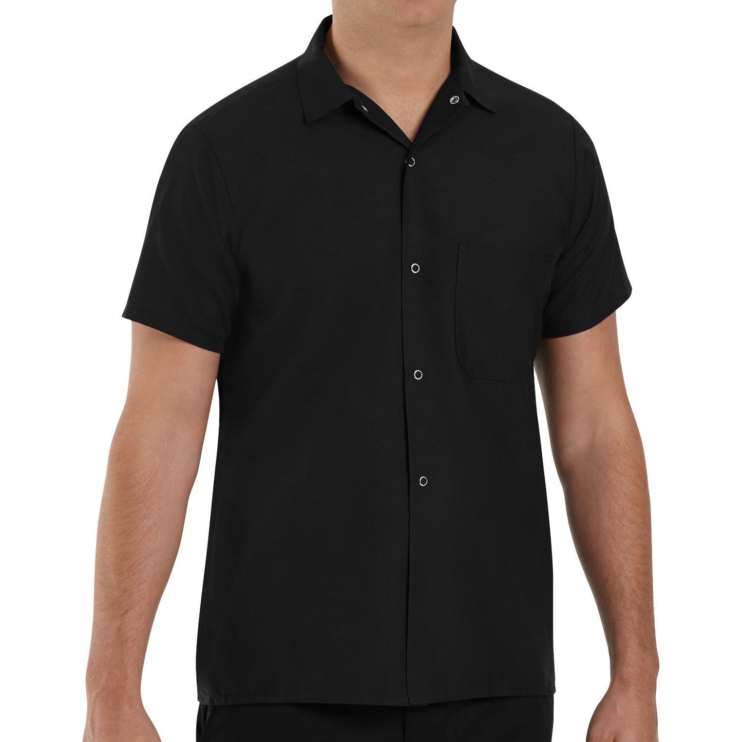 Black Chef Shirt - Chef Designs - Lightweight Fabric