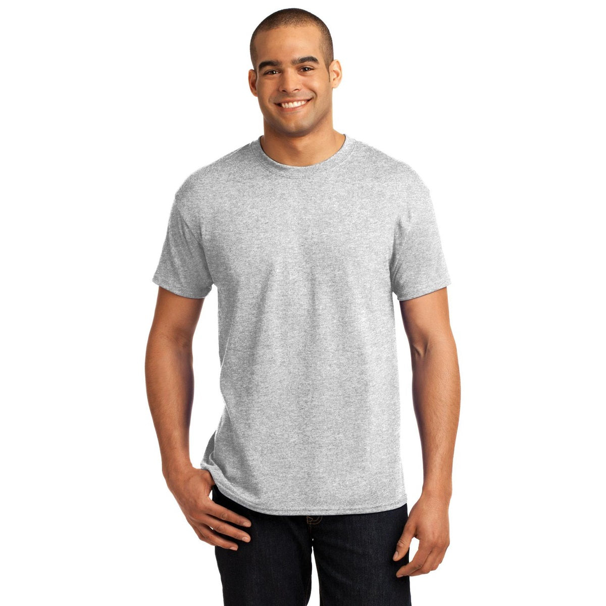 Light Steel T-Shirts - Hanes - Comfort Fit