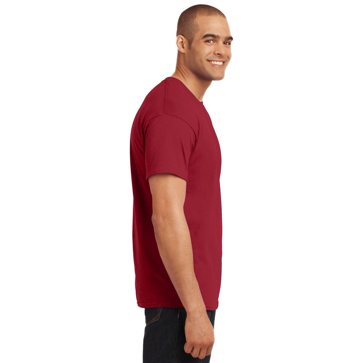 Light Steel T-Shirts - Hanes - Comfort Fit
