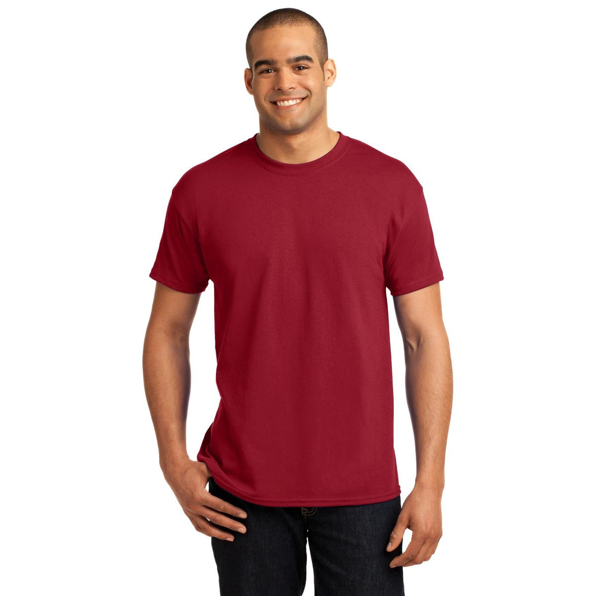 Light Steel T-Shirts - Hanes - Comfort Fit