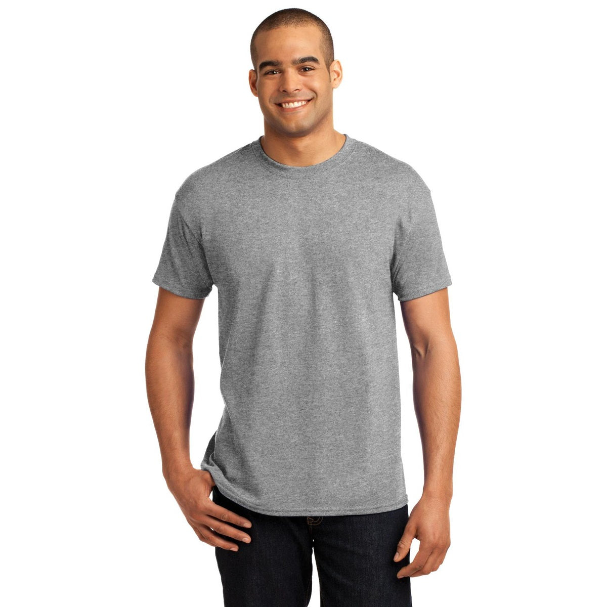 Light Steel T-Shirts - Hanes - Comfort Fit