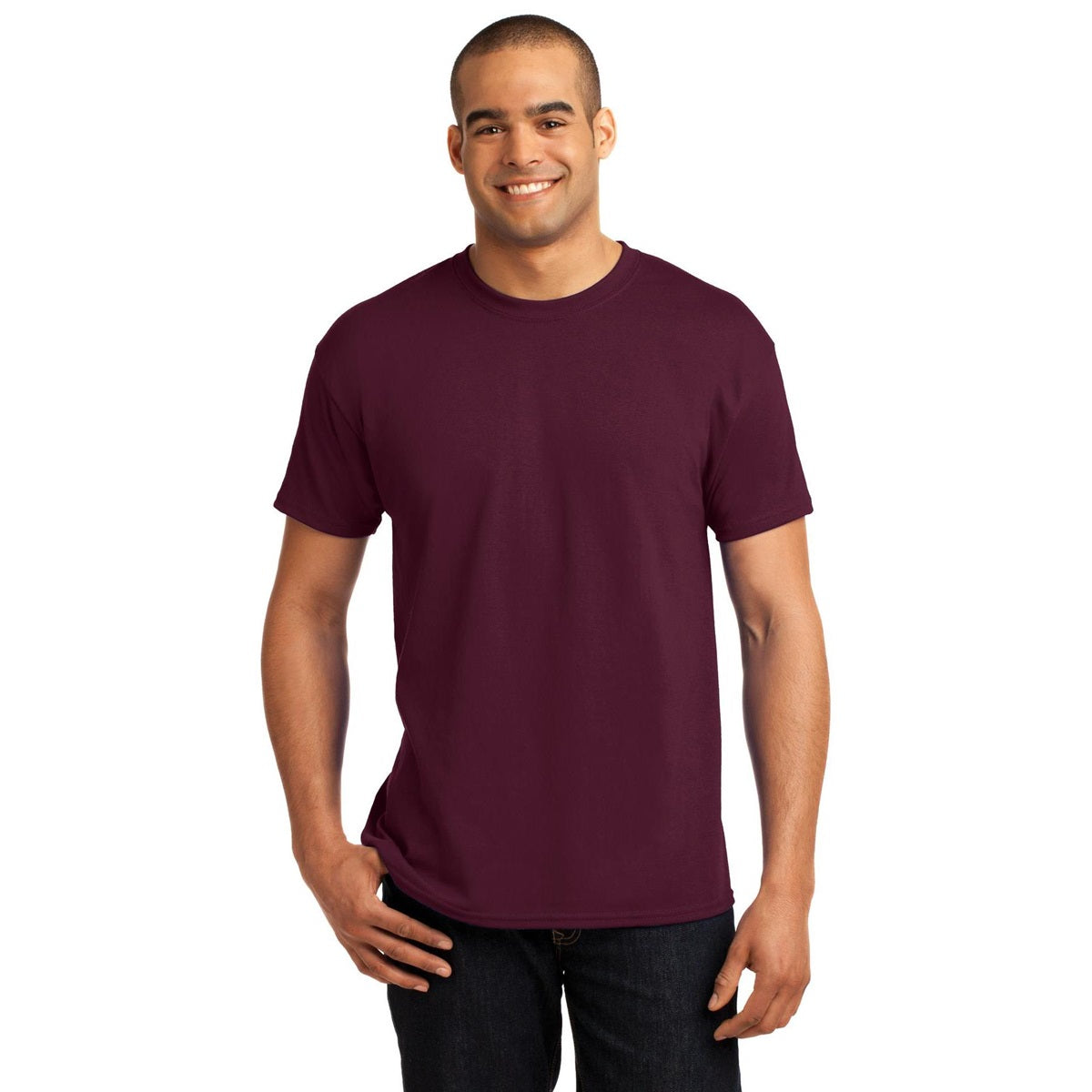 Light Steel T-Shirts - Hanes - Comfort Fit