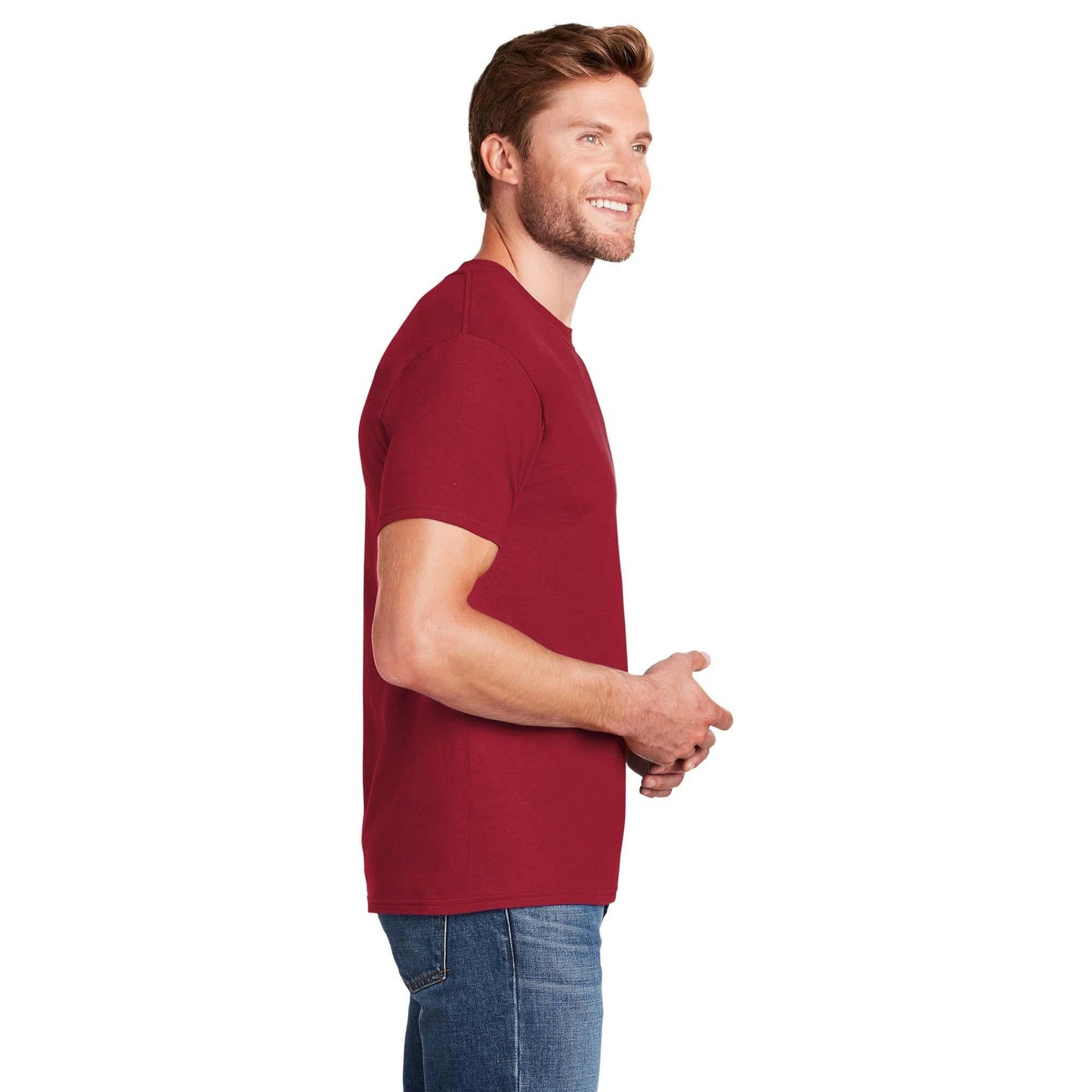Orange T-Shirt - Hanes - Soft Cotton Blend