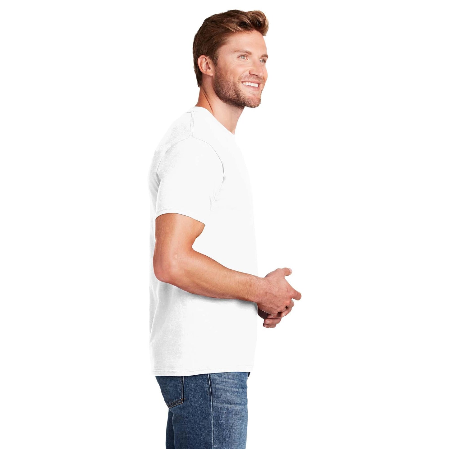 Orange T-Shirt - Hanes - Soft Cotton Blend