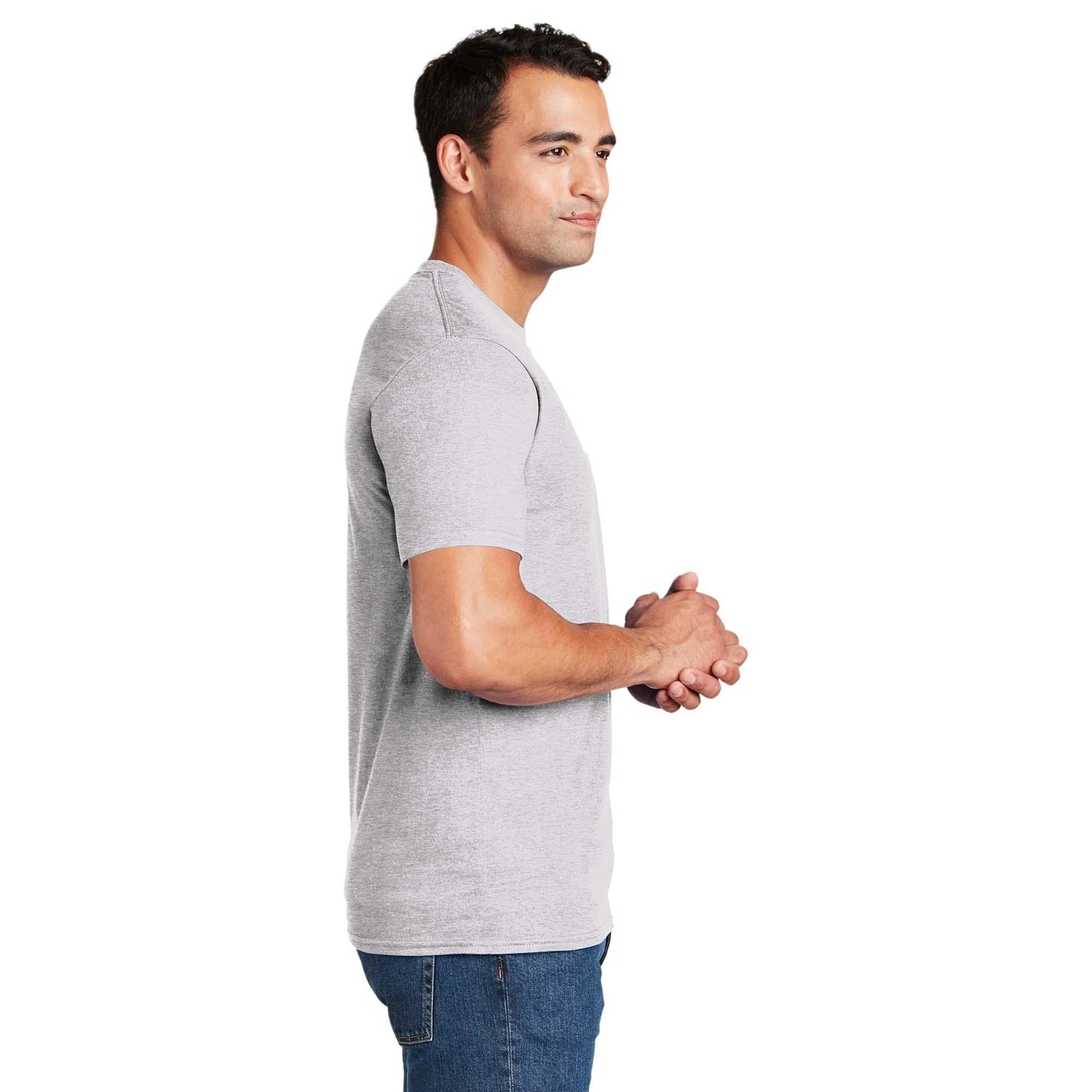 White T-Shirts - Hanes - Comfortable Cotton Design