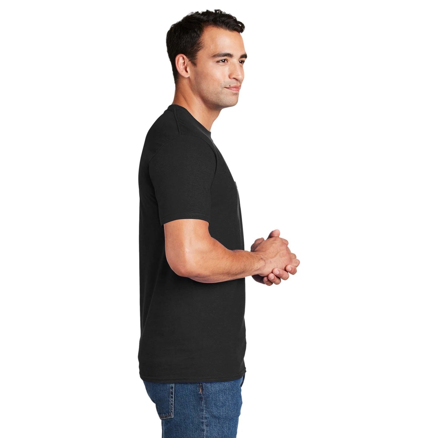 White T-Shirts - Hanes - Comfortable Cotton Design
