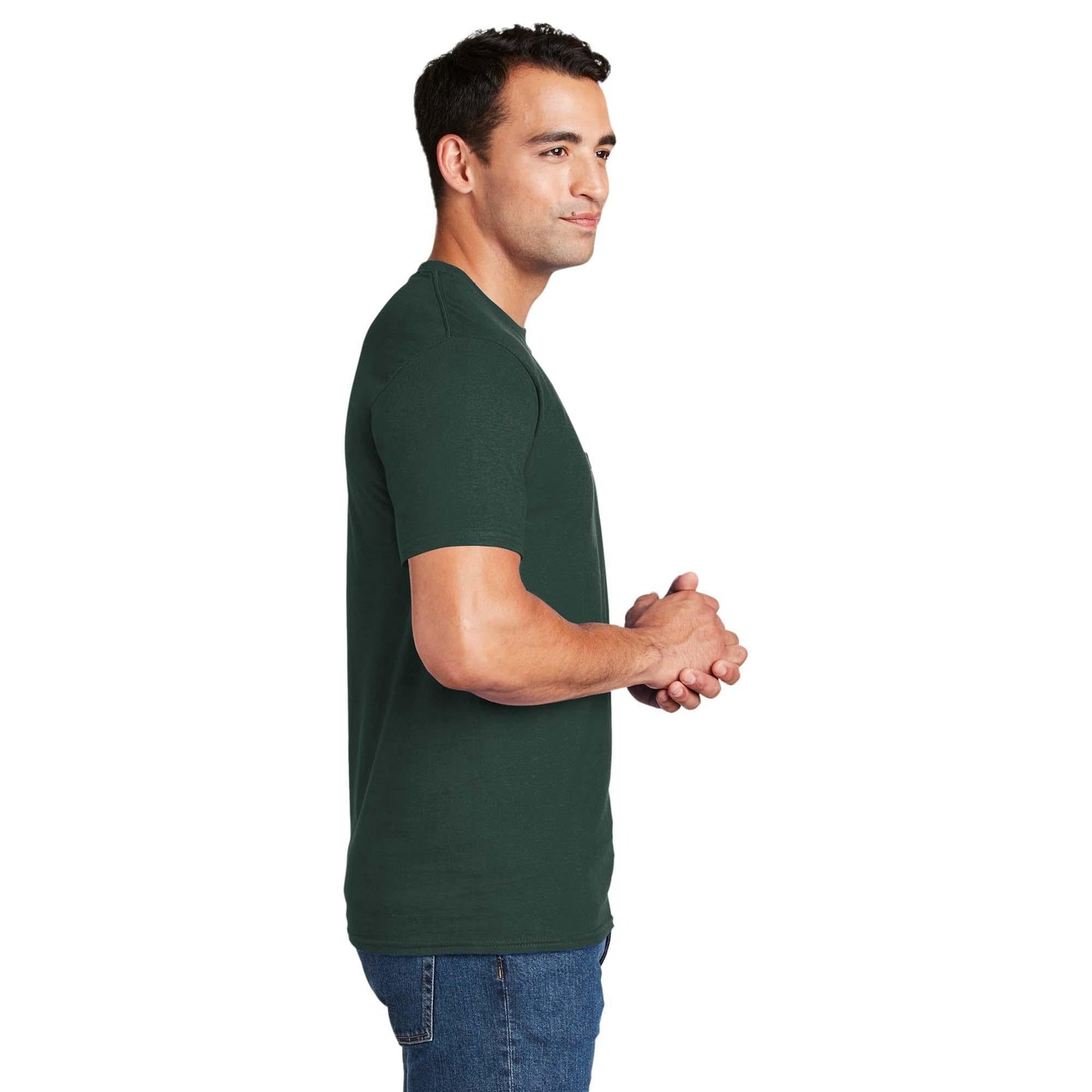 White T-Shirts - Hanes - Comfortable Cotton Design