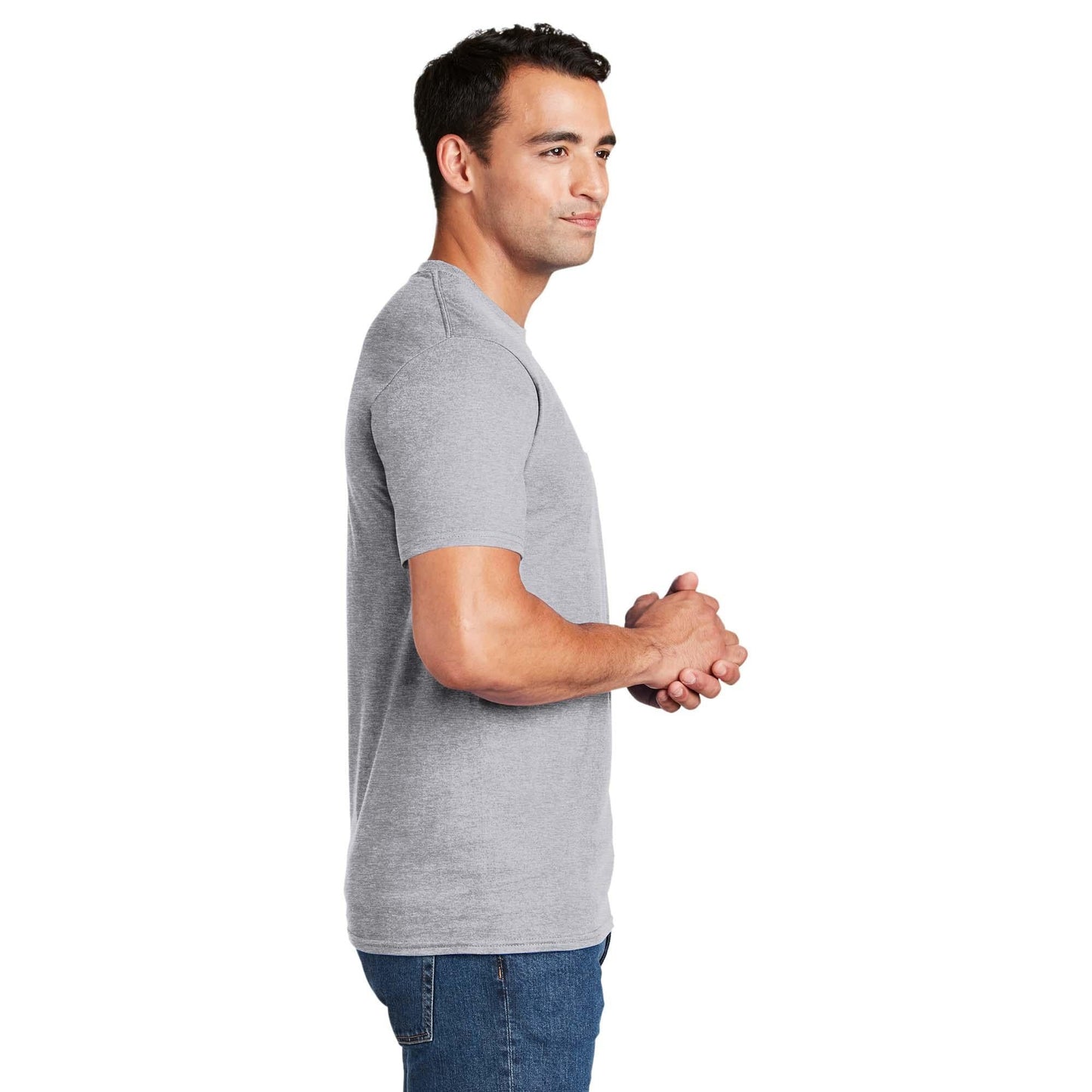 White T-Shirts - Hanes - Comfortable Cotton Design