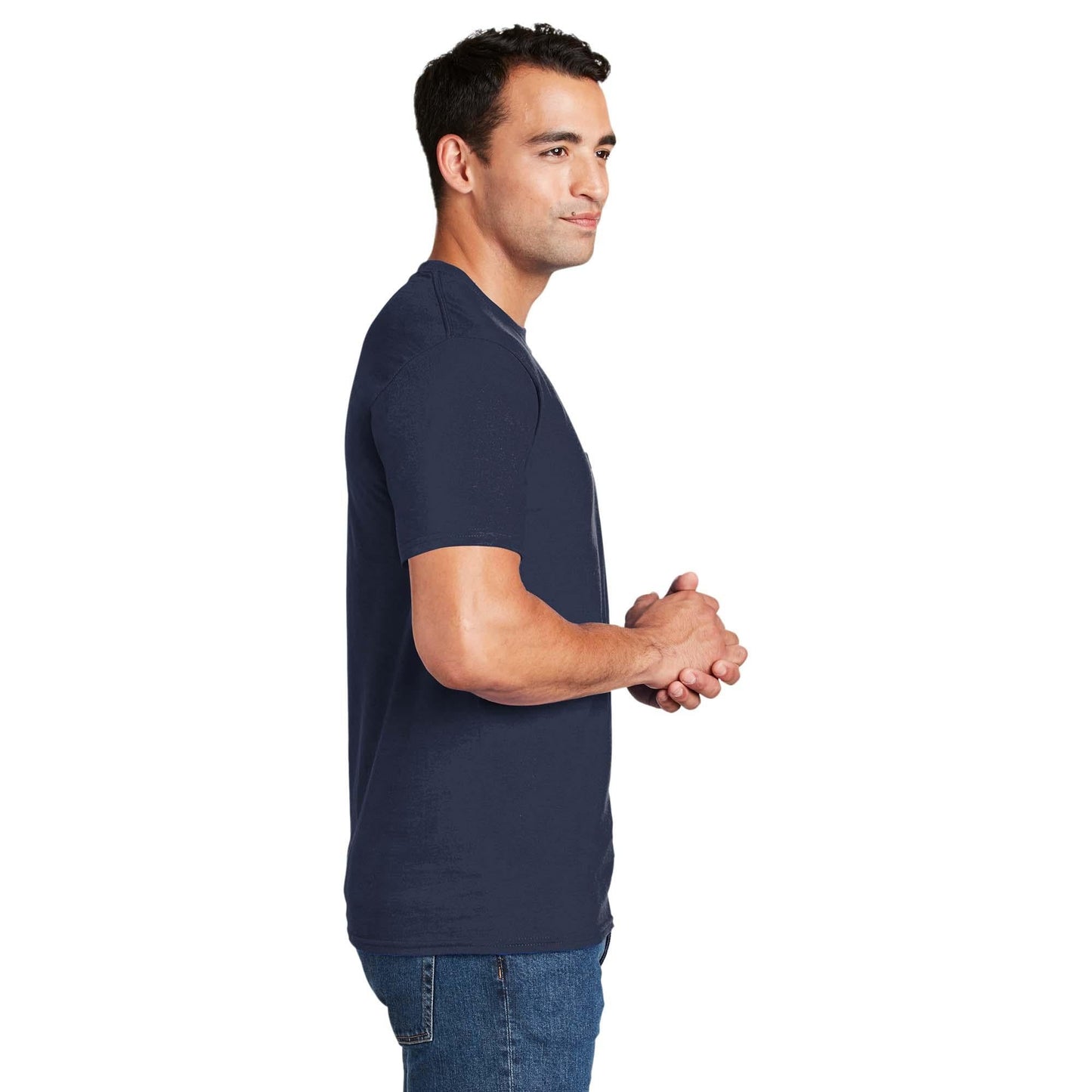White T-Shirts - Hanes - Comfortable Cotton Design