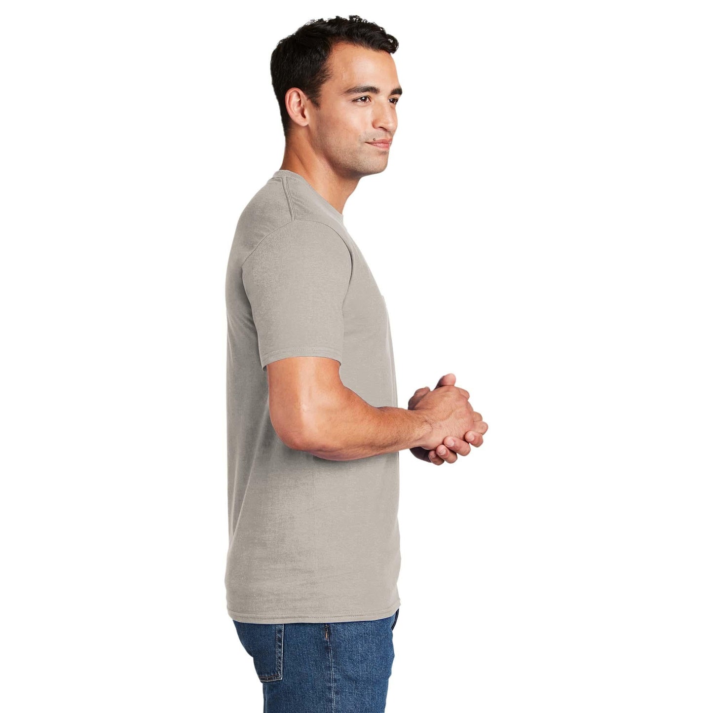White T-Shirts - Hanes - Comfortable Cotton Design