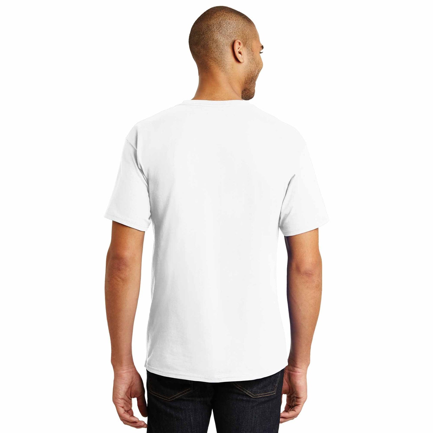 White T-Shirts - Hanes - Soft Cotton Fabric