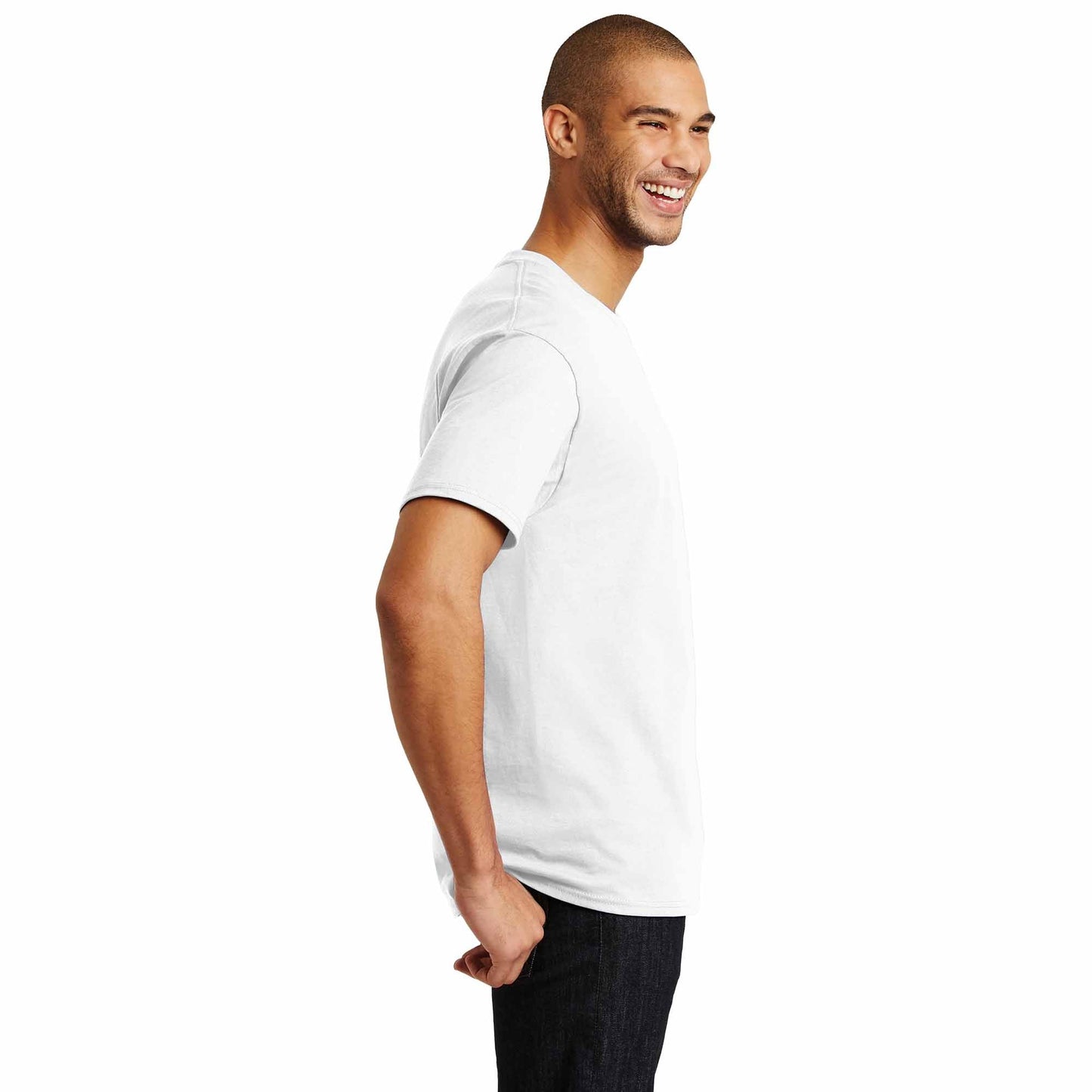 White T-Shirts - Hanes - Soft Cotton Fabric