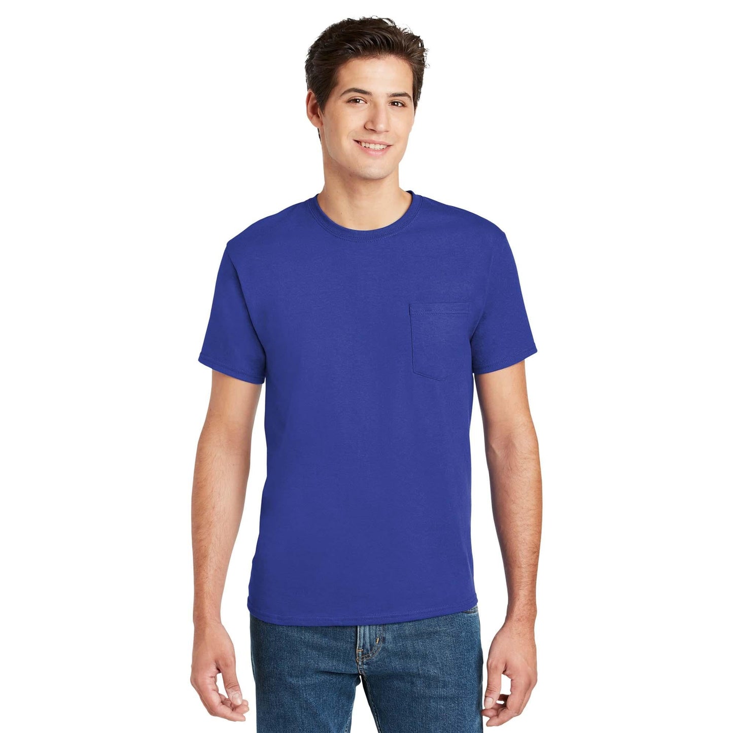 White T-Shirts - Hanes - Classic Fit Cotton - Comfortable