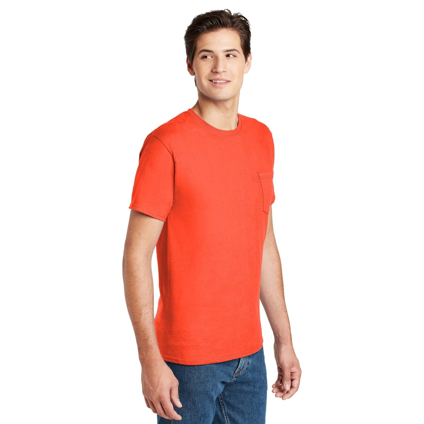 White T-Shirts - Hanes - Classic Fit Cotton - Comfortable