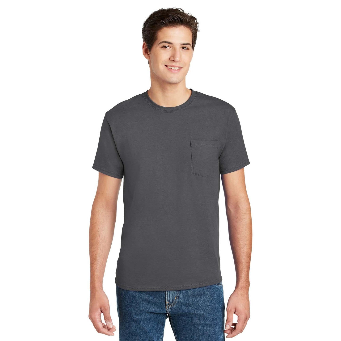 White T-Shirts - Hanes - Classic Fit Cotton - Comfortable