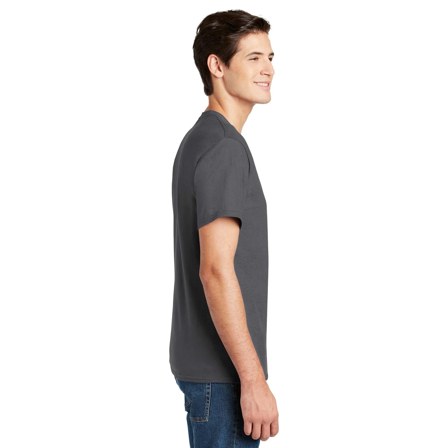 White T-Shirts - Hanes - Classic Fit Cotton - Comfortable