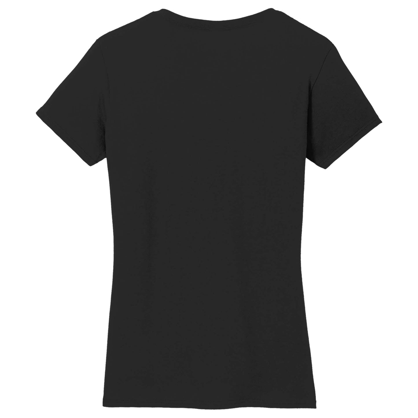 White T-Shirts - Gildan - Stylish Cotton V-Neck - Fashion Fit