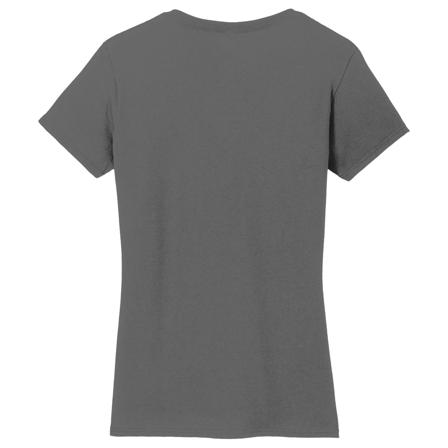 White T-Shirts - Gildan - Stylish Cotton V-Neck - Fashion Fit