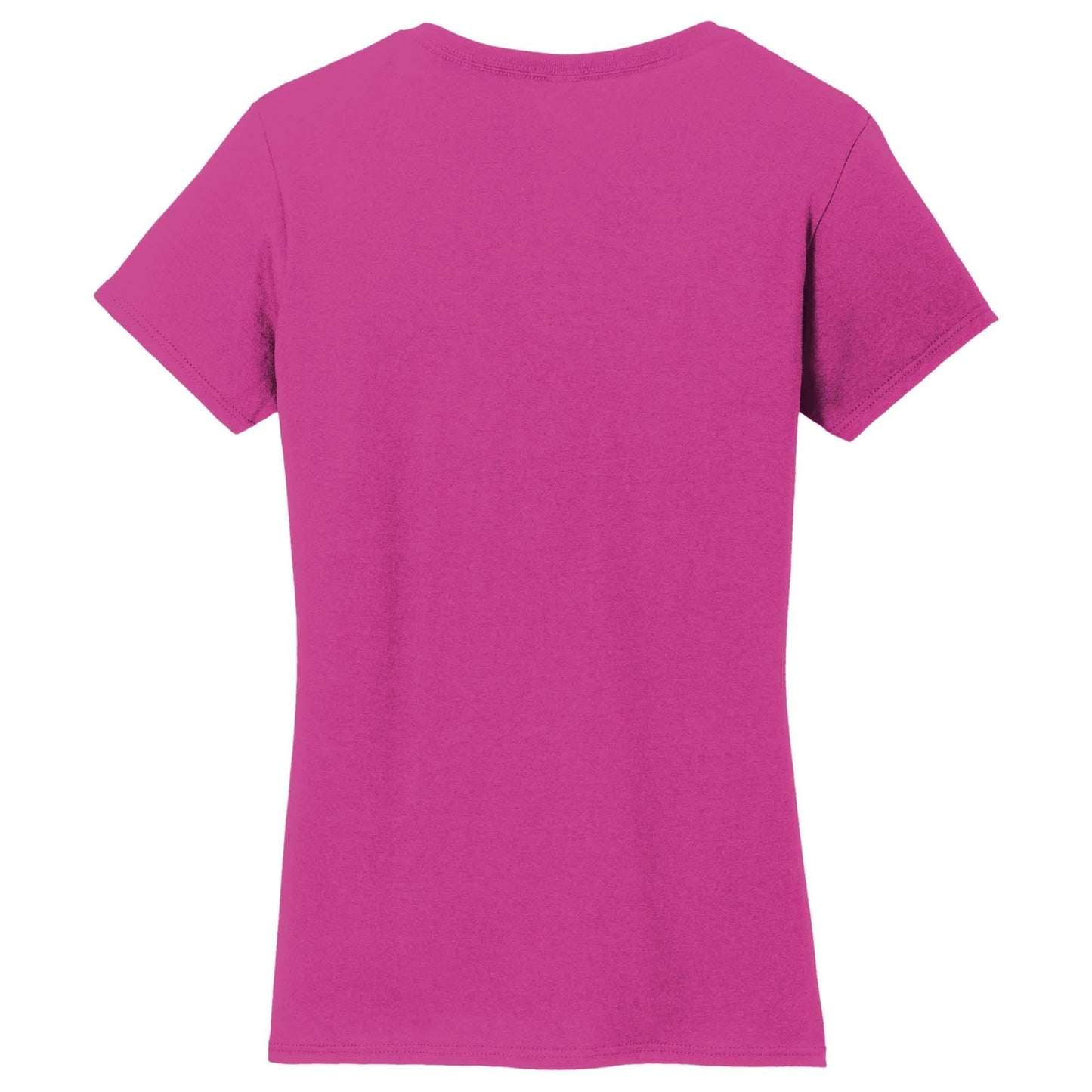 White T-Shirts - Gildan - Stylish Cotton V-Neck - Fashion Fit