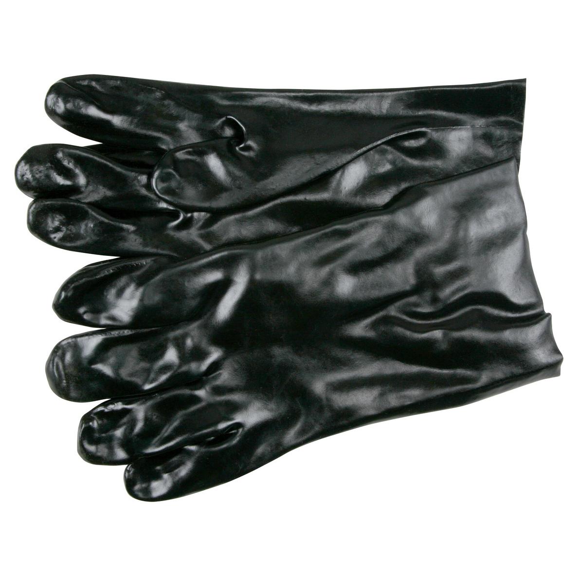Interlock Lined Rubber Gloves - MCR Safety - Smooth Finish