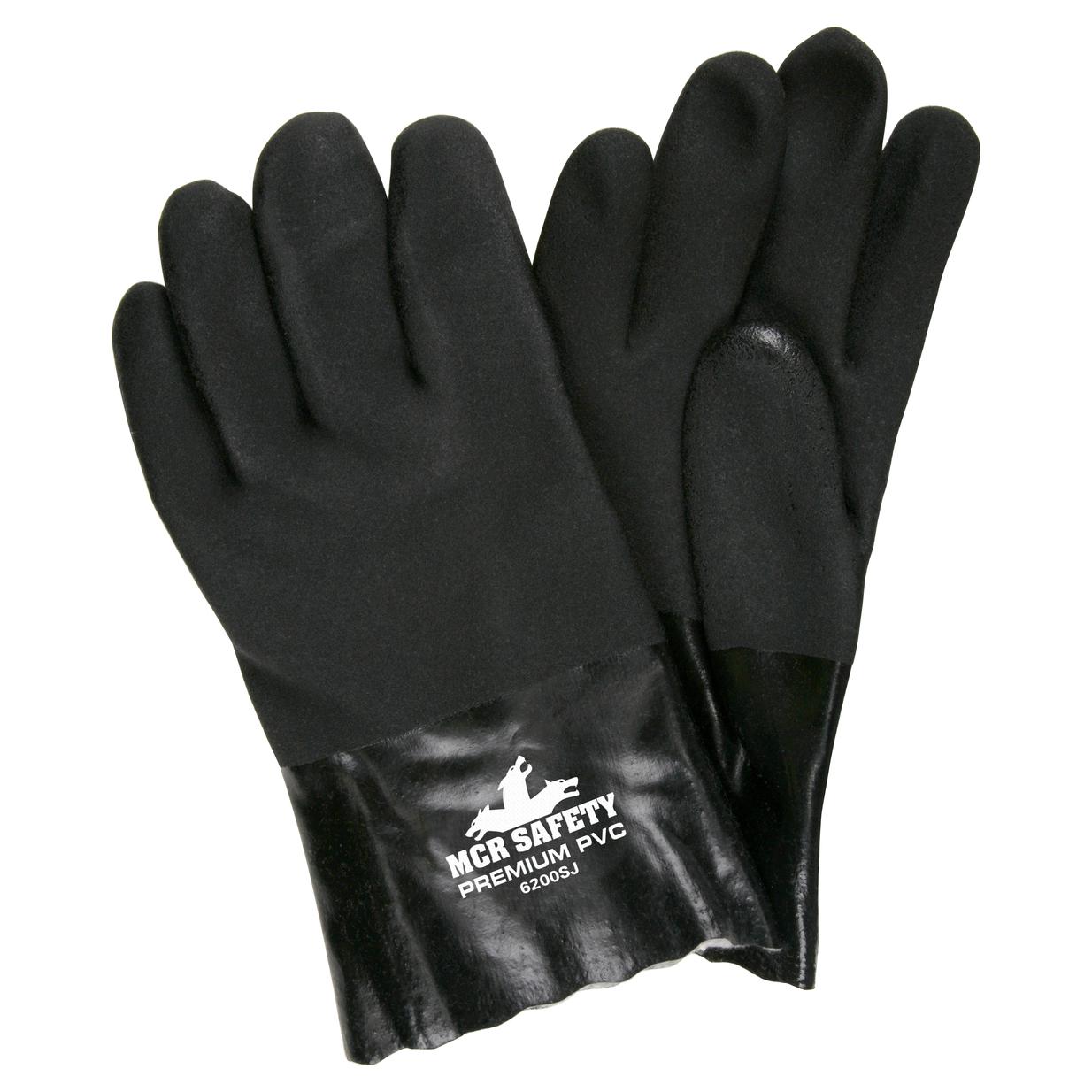 Jersey Lined Rubber Gloves - MCR Safety - Durable Coating