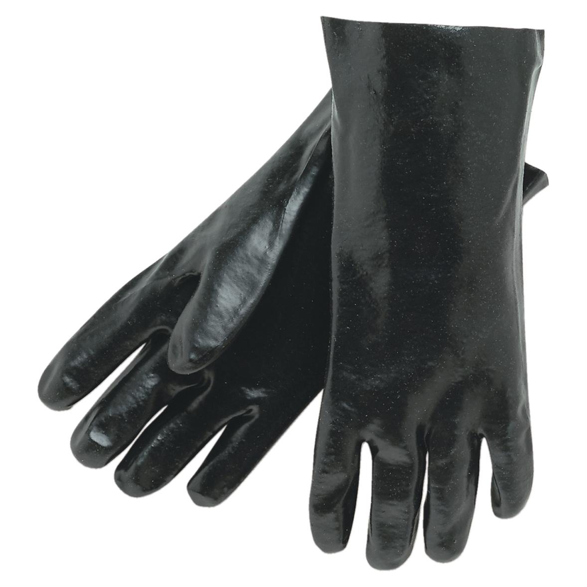 14" Gauntlet Cuffs Rubber Gloves - MCR Safety - Durable Coated