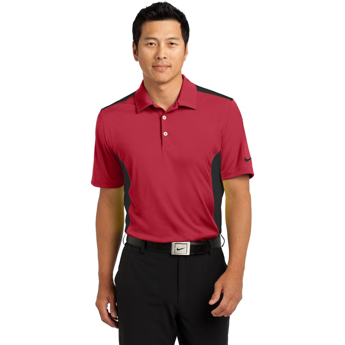 Aero Blue Polo Shirt - Nike - Dri-FIT Mesh Design