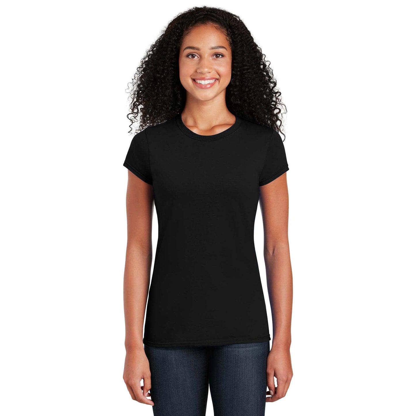 Black T-Shirts - Gildan - Soft Style Comfort