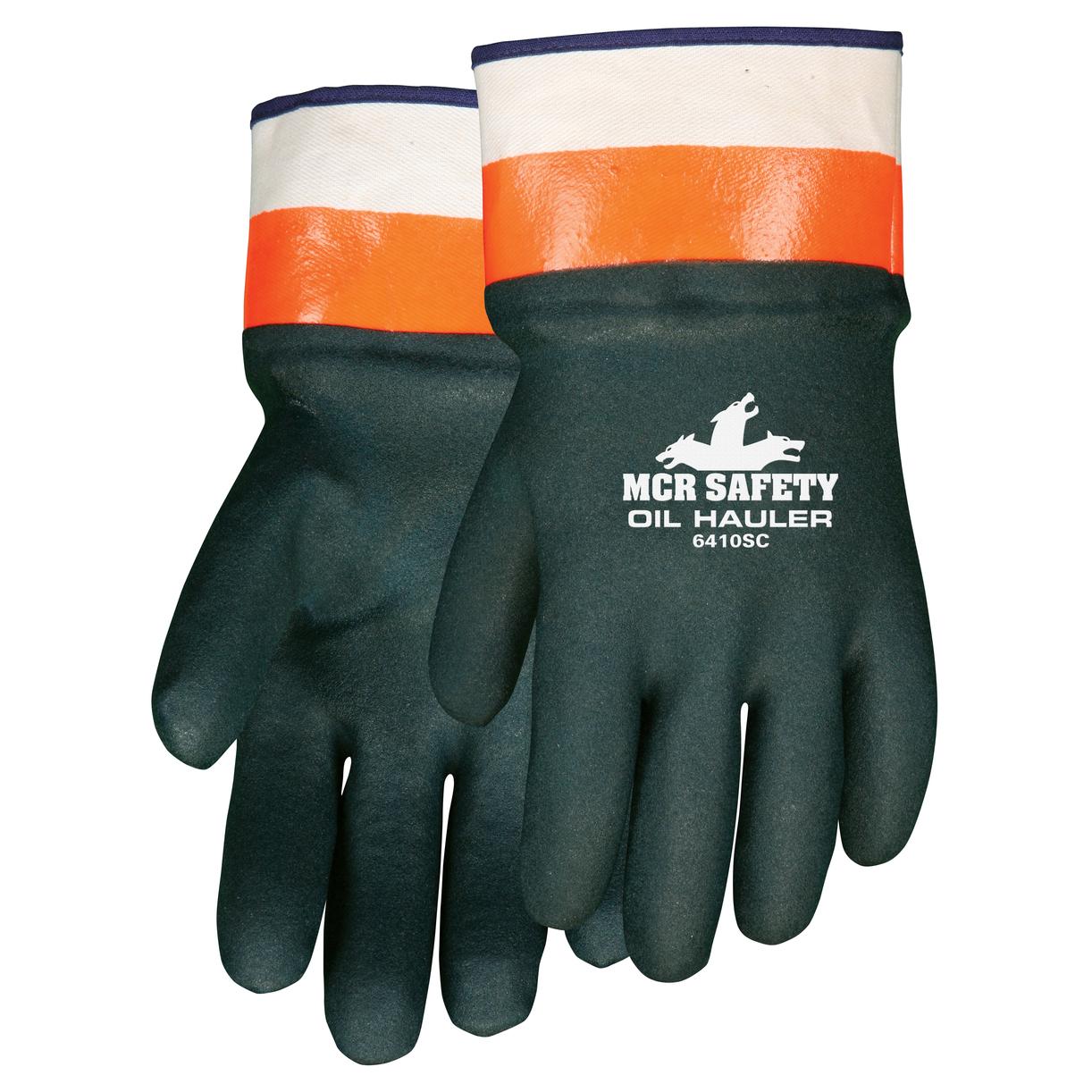 Green Rubber Gloves - MCR Safety - Durable PVC Protection