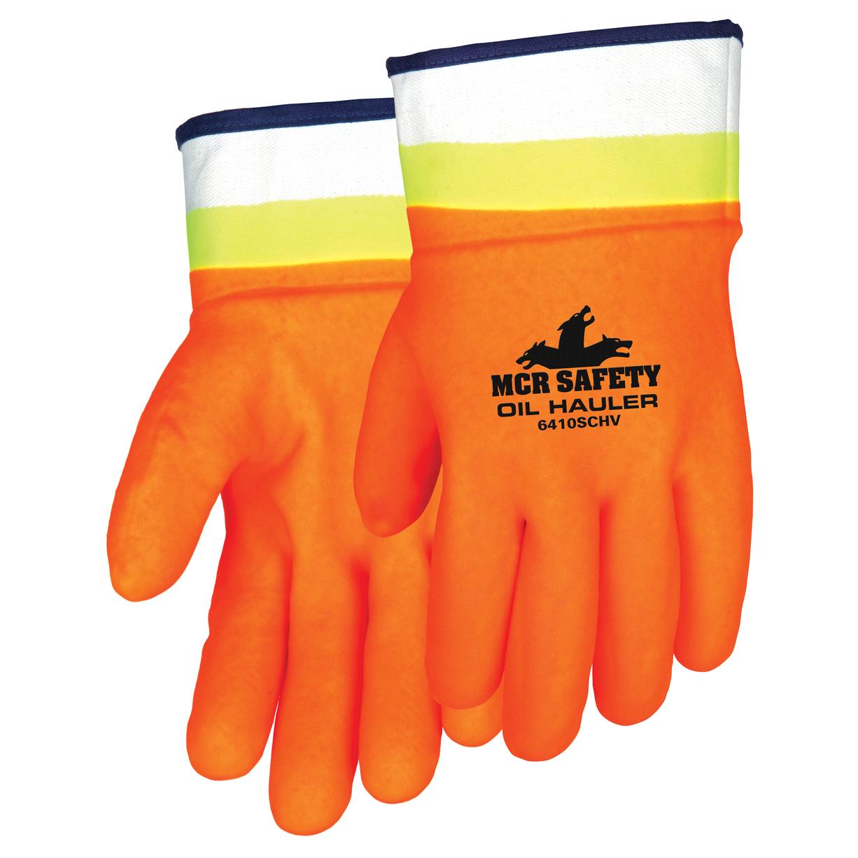 Green Rubber Gloves - MCR Safety - Durable PVC Protection