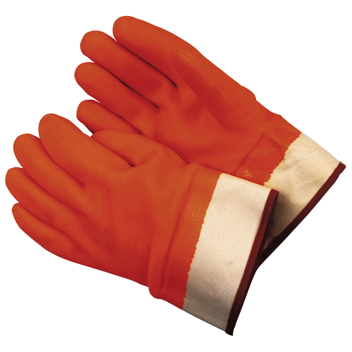 Safety Cuff Rubber Gloves - MCR Safety - Foam Lined